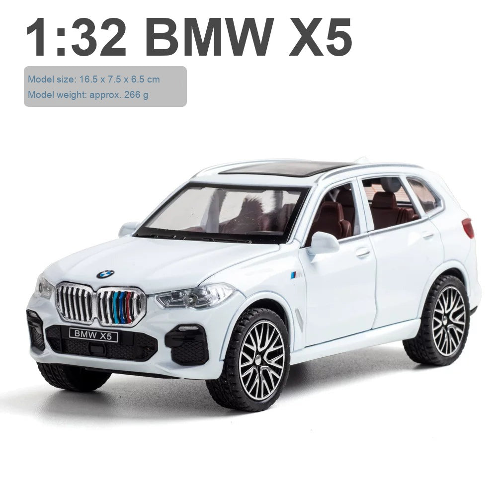 1:32 BMW X5 – White diecast model