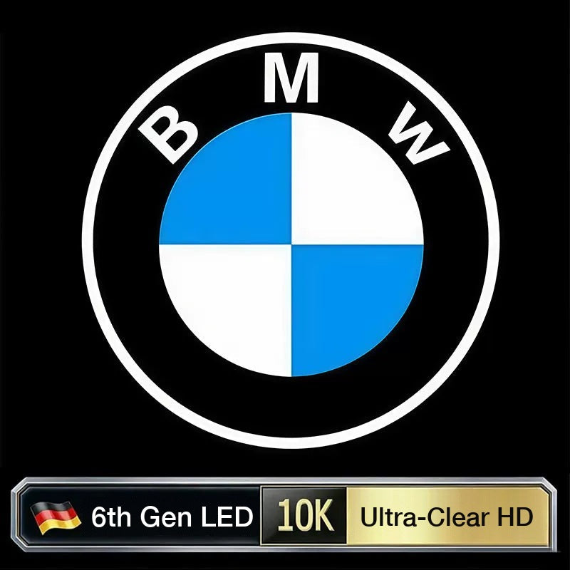 BMW door projector light, Modern Flat Roundel pattern