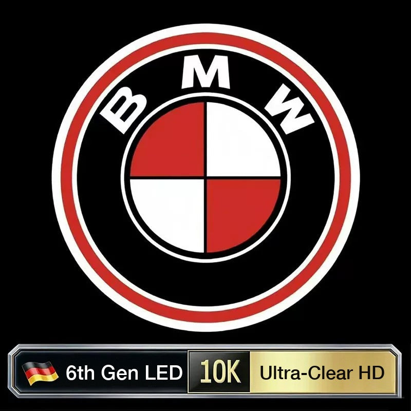 BMW door projector light, Red Roundel pattern