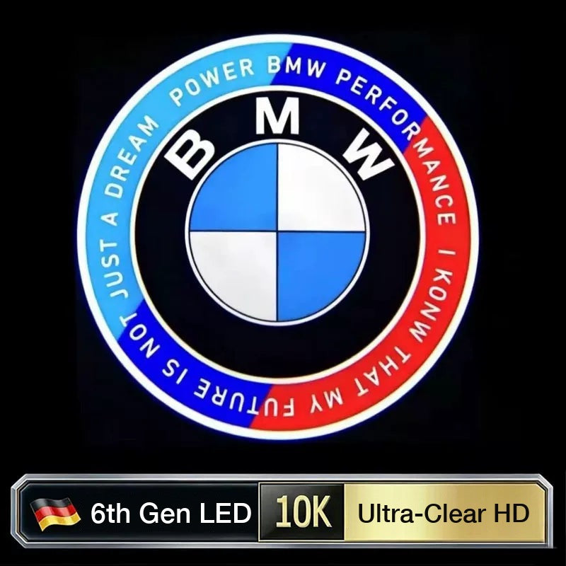 BMW door projector light, Performance Commemorative Ring pattern
