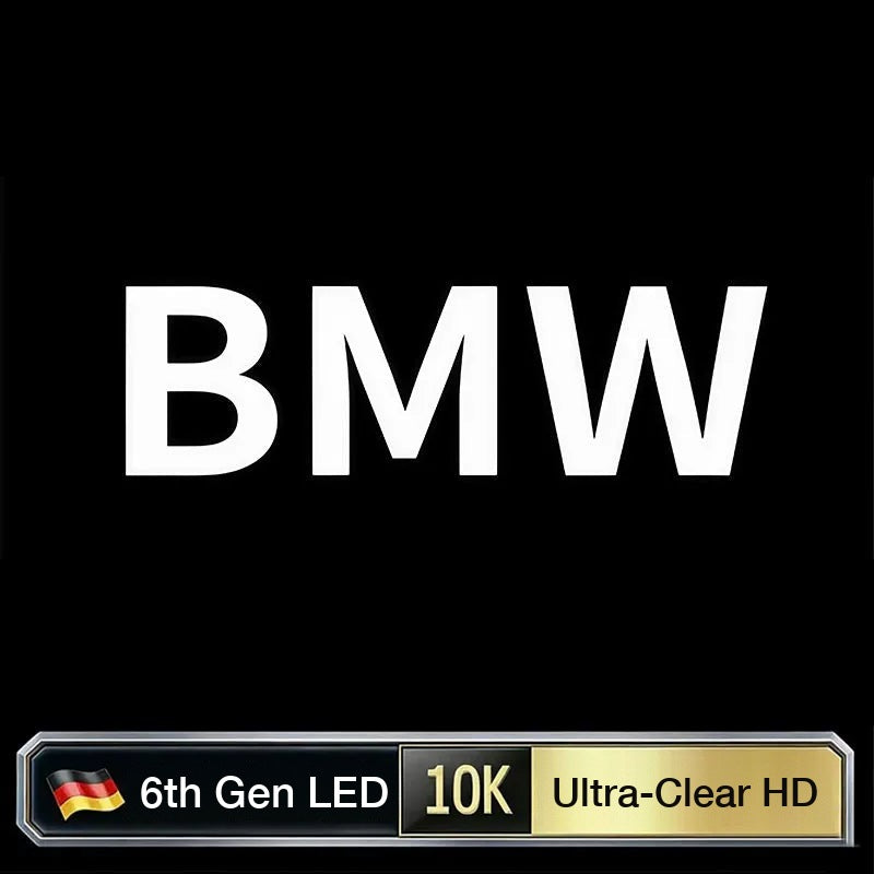 BMW door projector light, BMW Lettering pattern