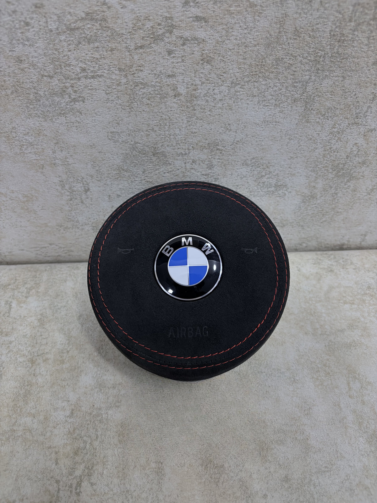 BMW F-Series Alcantara OEM Airbag – Red Stitching