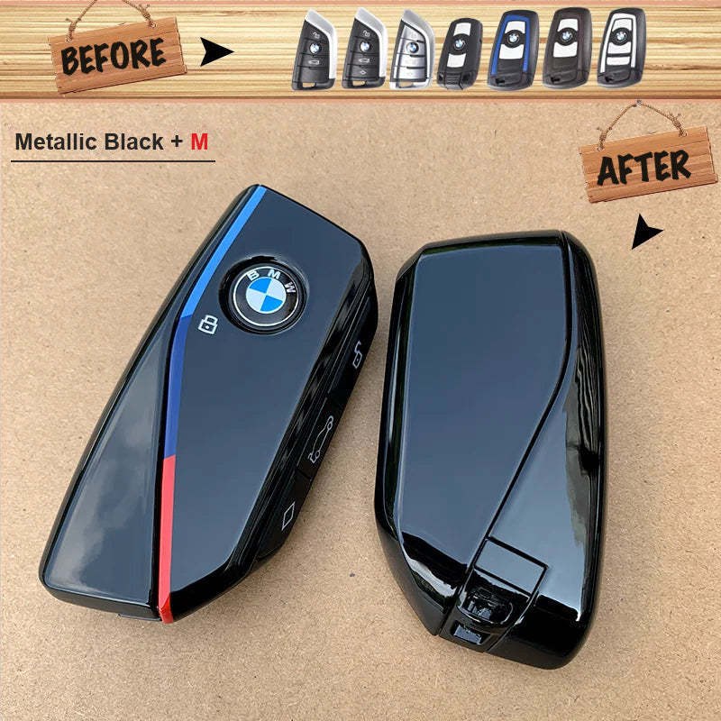 BMW key upgrade, Metallic Black with M stripe