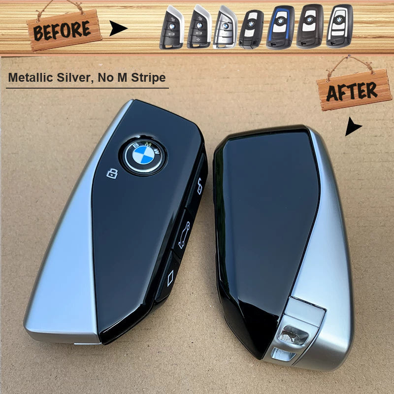 BMW key upgrade, Metallic Silver without M stripe
