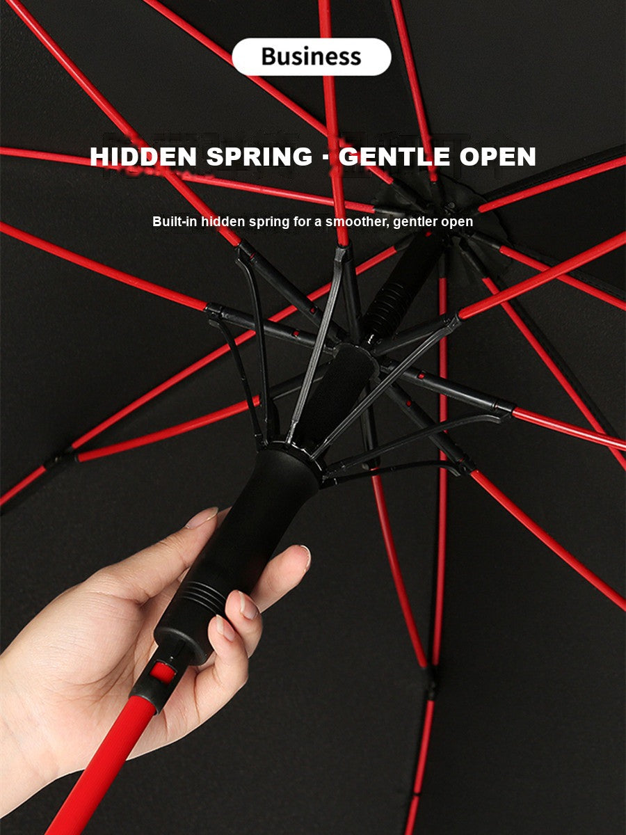 BMW M umbrella hidden-spring frame for smooth gentle opening