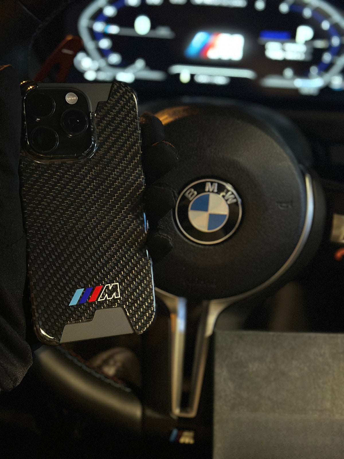 BMW Real Carbon Fiber Case For iPhone Models