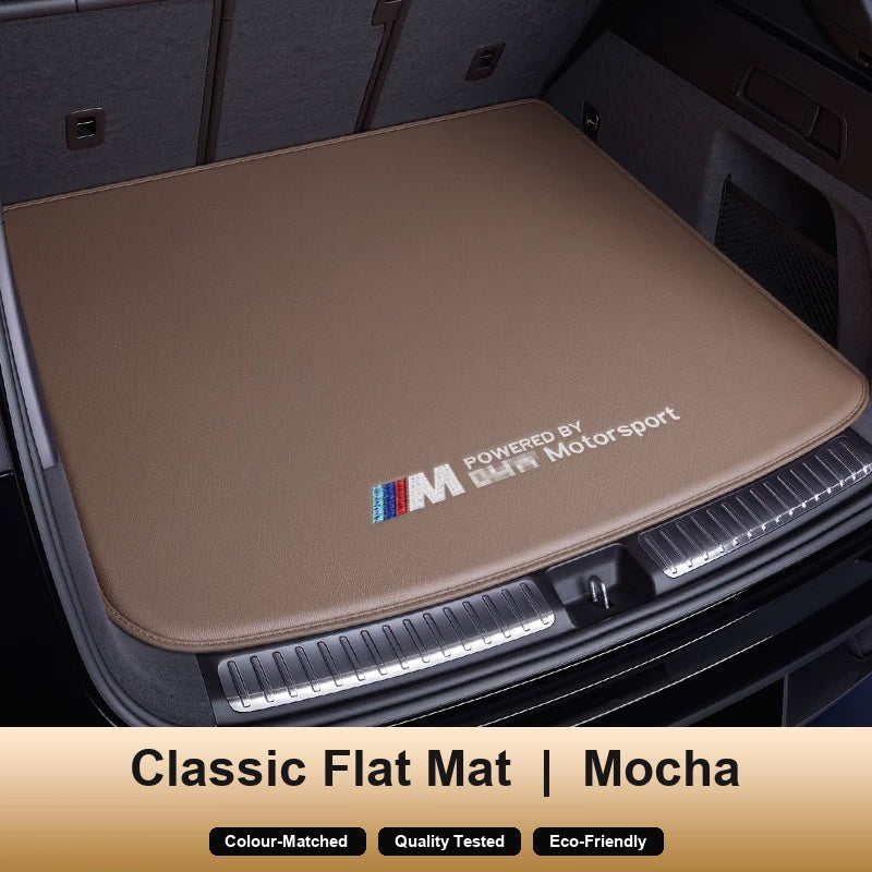 BMW trunk mat Classic Flat Mat in Mocha