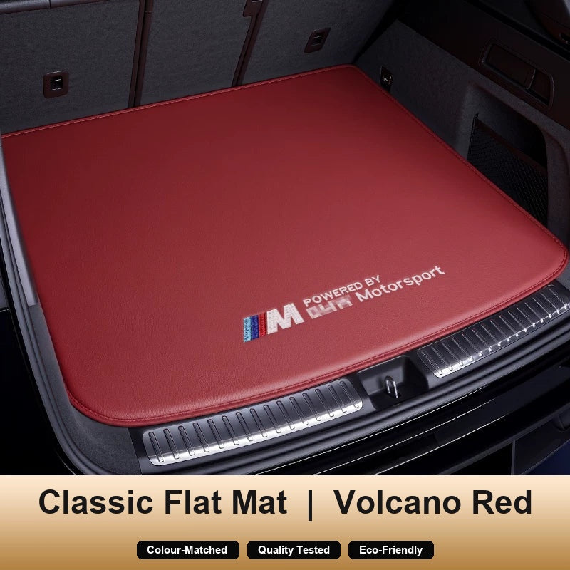 BMW trunk mat Classic Flat Mat in Volcano Red