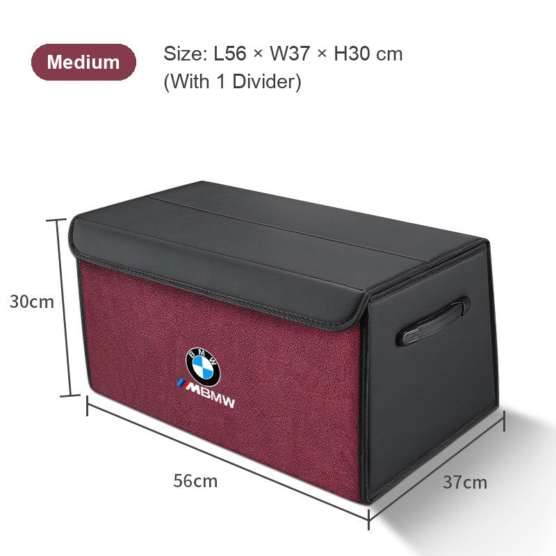 BMW trunk storage box Medium in Wine Red