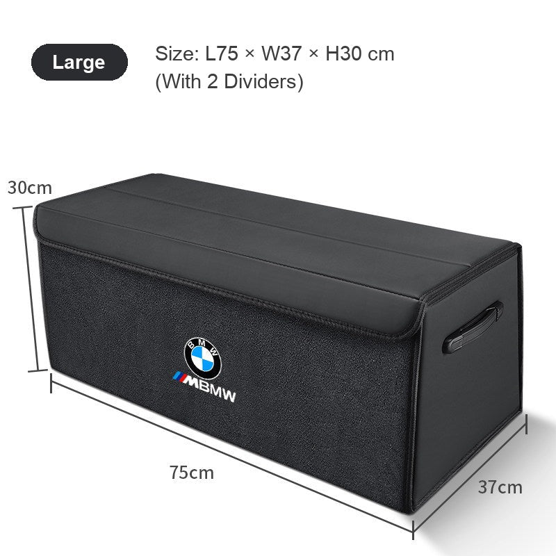 BMW trunk storage box Large in Quiet Black