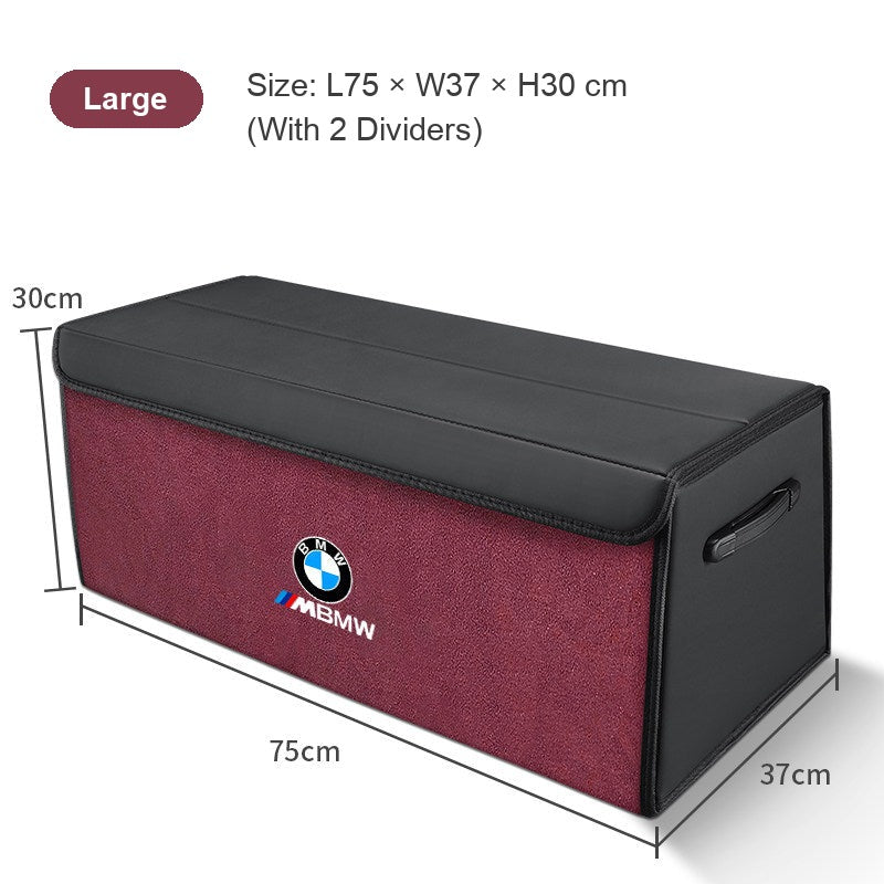 BMW trunk storage box Large in Wine Red