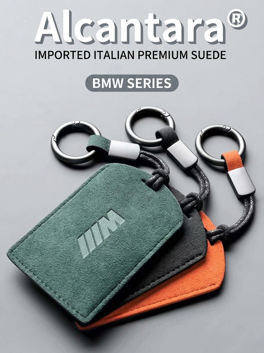 BMW Alcantara Suede Digital Card Key Holder & Protective Sleeve Case