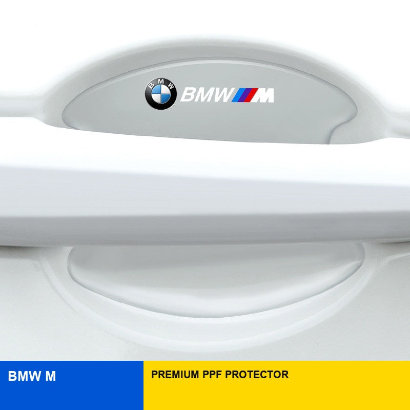 طقم فيلم واقٍ مانع للخدش لمقبض الباب وفنجانه BMW