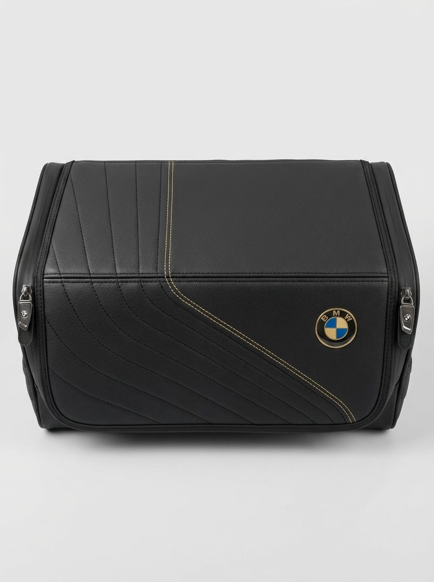صندوق تنظيم صندوق أمتعة جلدي قابل للطي BMW - صندوق تخزين شحن فاخر