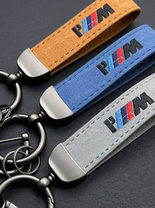 Кожаный ремешок и кольцо для ключей BMW M Performance