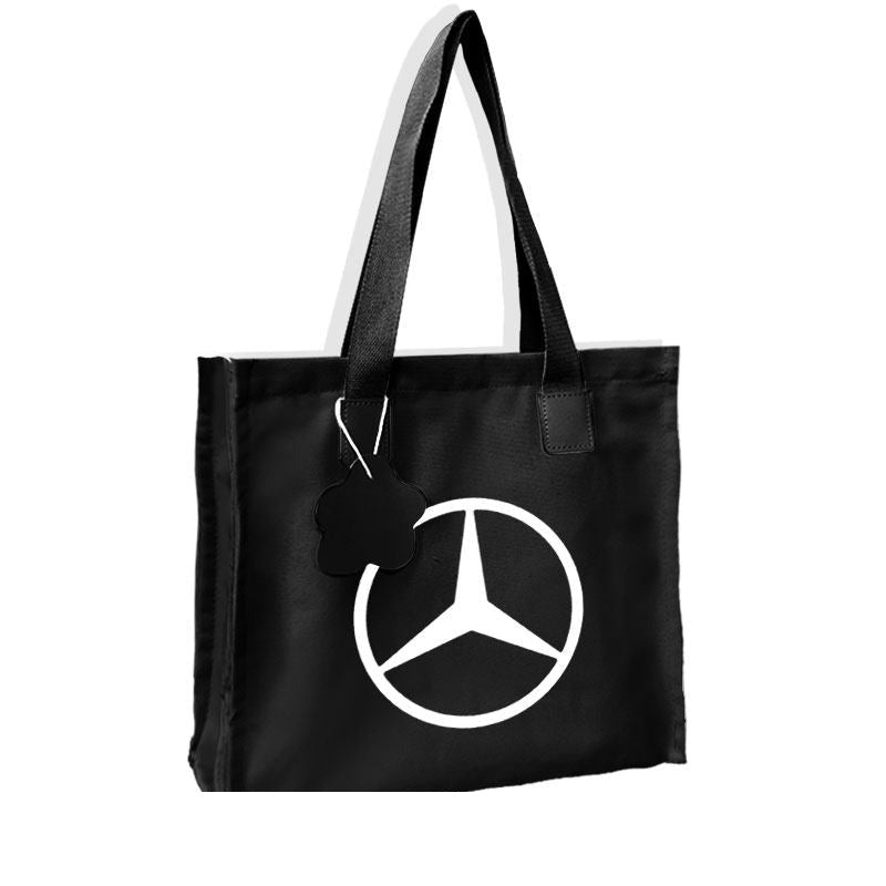 Canvas Tote Bag - Automotive Brand Print