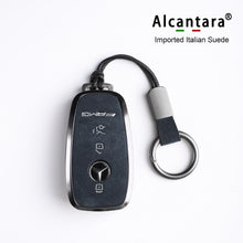 Premium Genuine Alcantara Mercedes-AMG Key Case – Imported Italian Suede with Alloy Frame for G63, G500, G350 and A35L