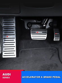 Audi Accelerator & Brake Pedal Set – Aluminium Non-Slip Cover for A3, A4L, A6L, Q3, Q5, Q5L and Q7