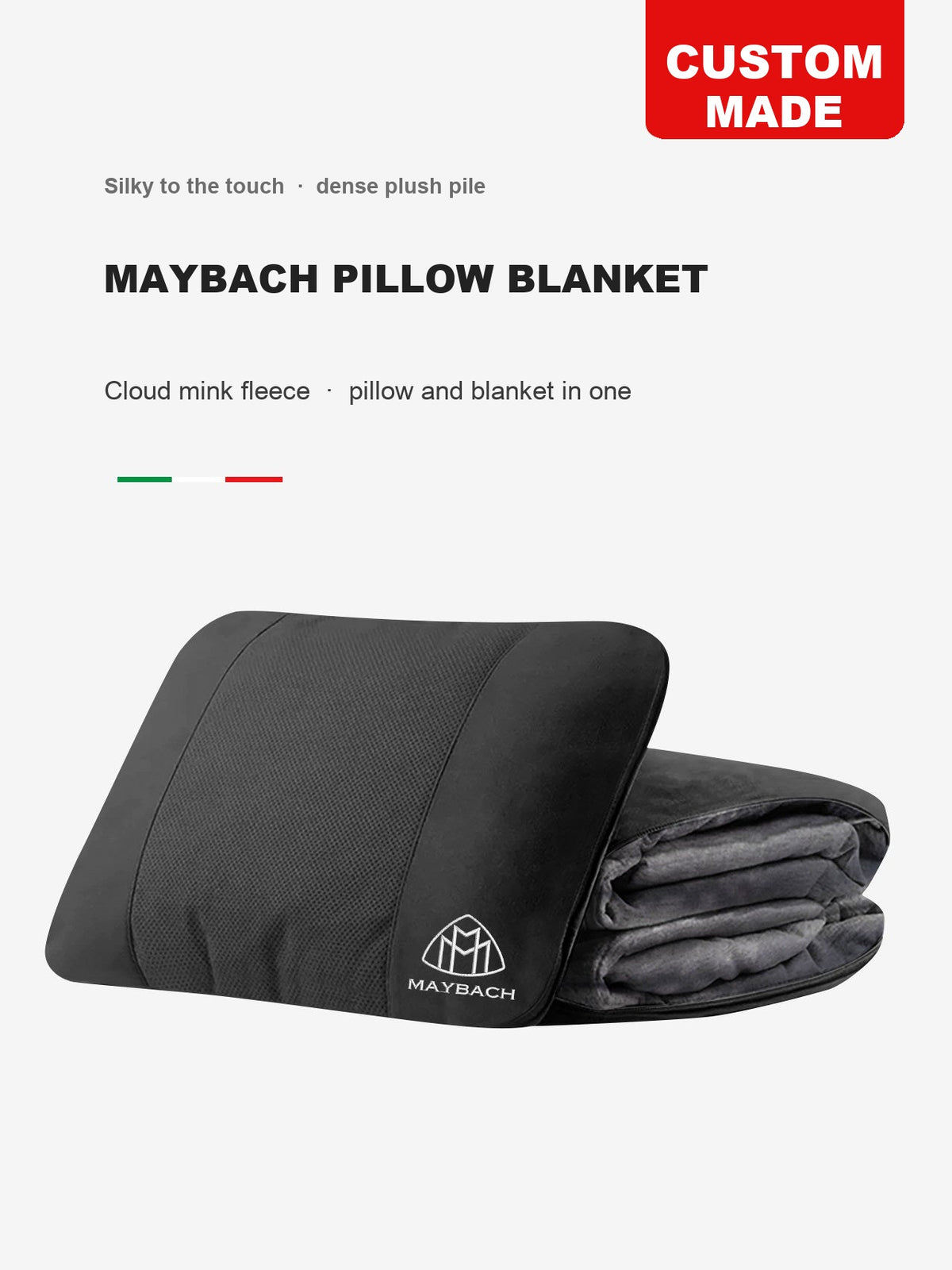 Maybach lumbar pillow blanket