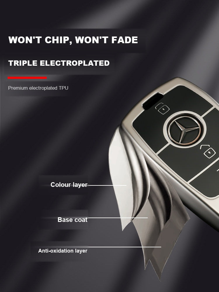 Triple electroplated finish that will not chip or fade