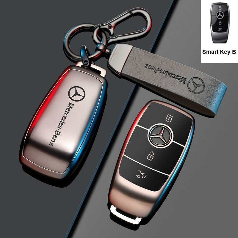 Smart Key B with logo strap and figure-8 buckle