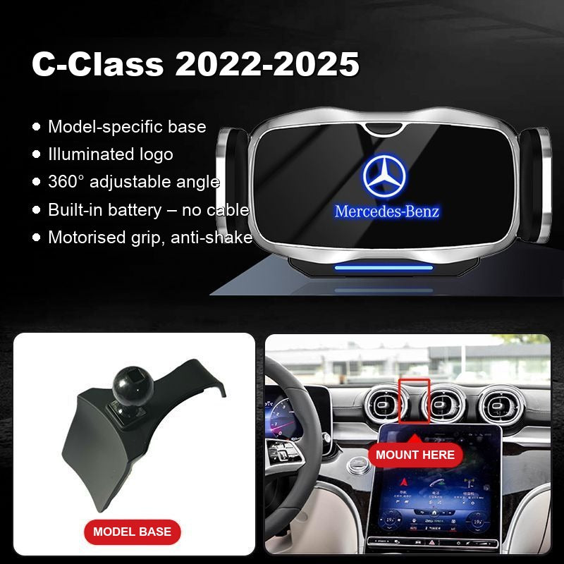 Mercedes-Benz electric phone holder 08