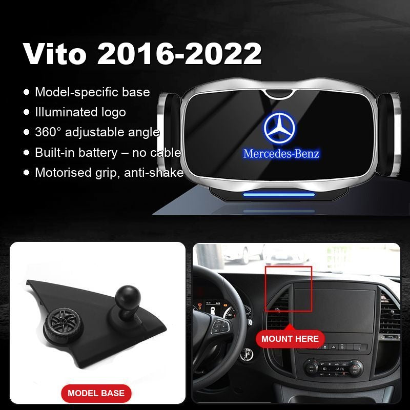 Mercedes-Benz electric phone holder 38