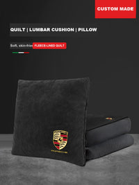 Oreiller-couverture Porsche – Coussin et couette pliable 2 en 1 pour Macan, Cayenne et Panamera