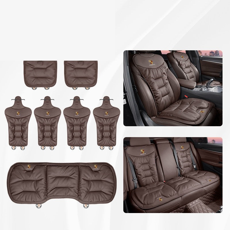 Set de cojines de asiento de cuero Nappa Porsche
