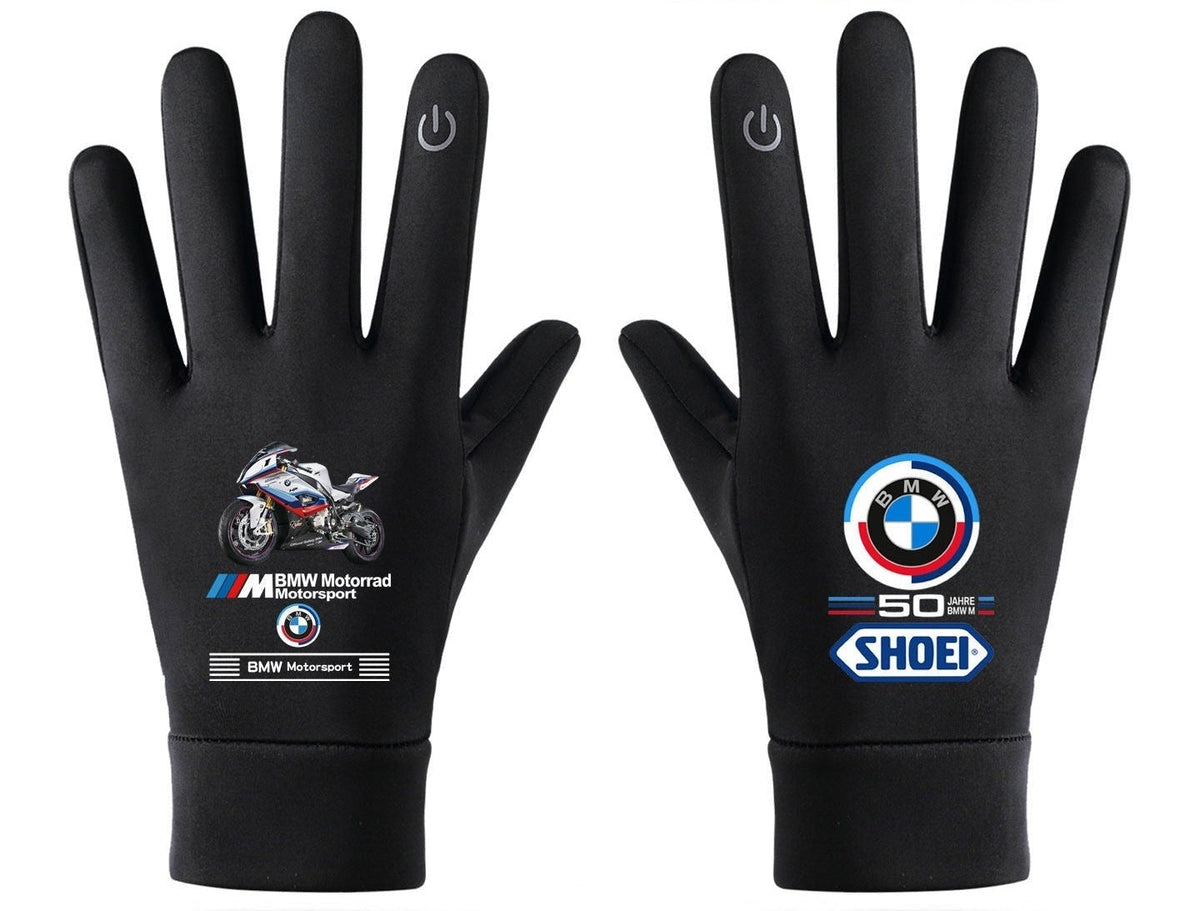 BMW S1000RR motorcycle design touchscreen winter gloves