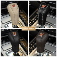 Porsche Cayenne Heritage Gear Shift Cover – Hand-Stitched Microfiber Leather