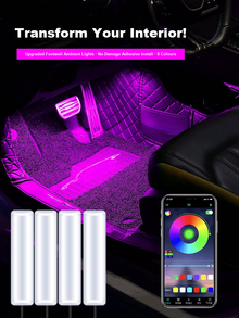 Aurora Signature RGB Footwell Ambient Lights – Music Sync with App Control
