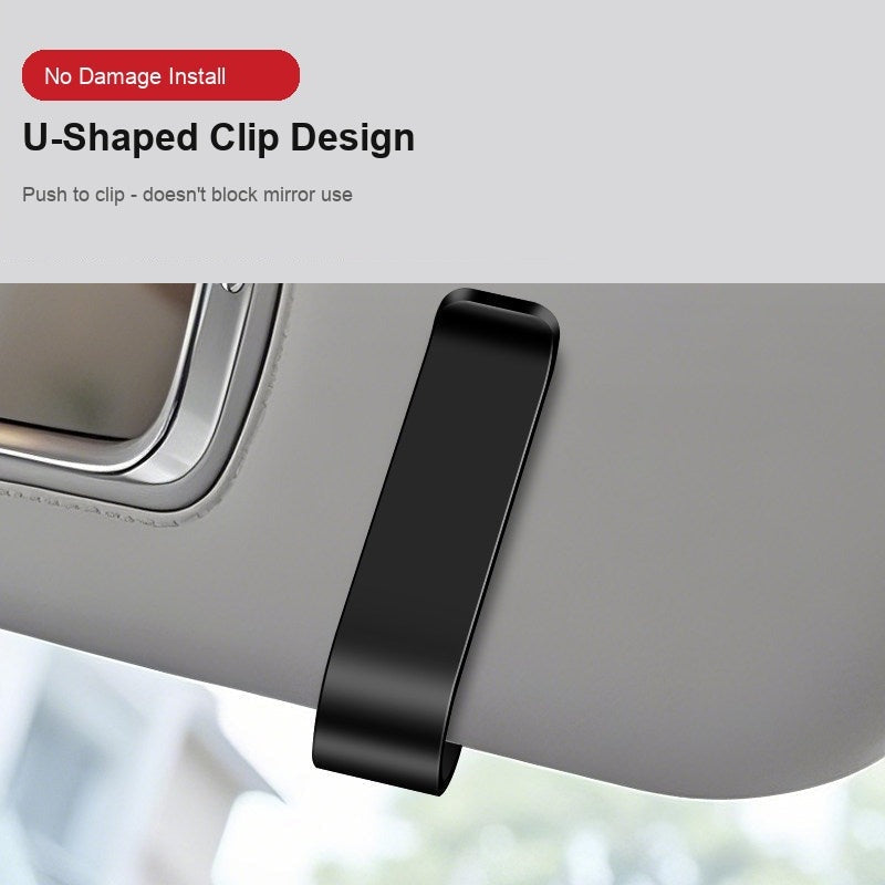 Mercedes-Benz glasses clip - U-shaped clip design