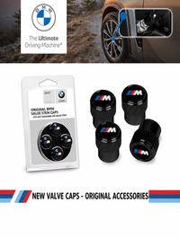 Bouchons de valve en aluminium BMW M - Lot de 4