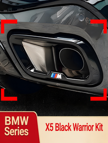 BMW Udstødningsrør-dæksel - X3/X4/X5/X6/X7 Krom trim-sæt