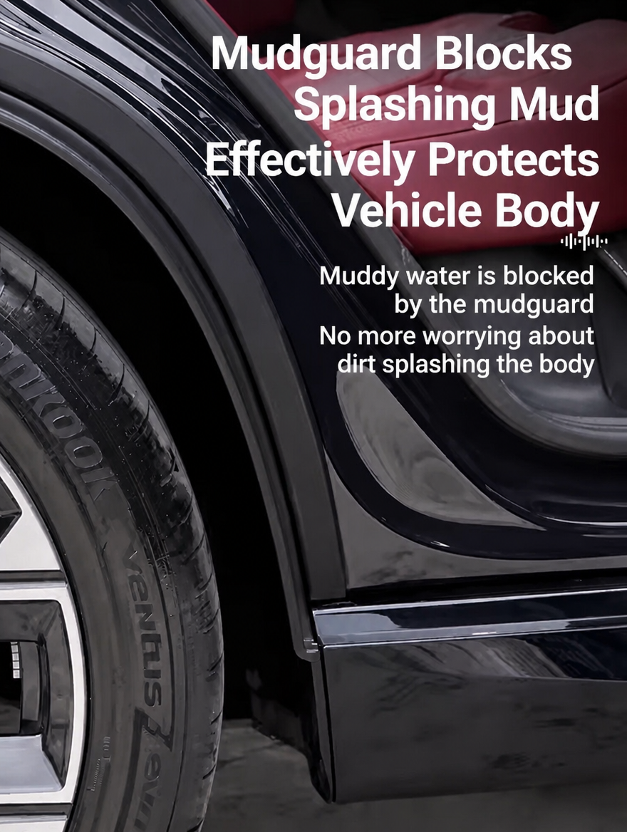 BMW X3 Rear Wheel Liner &amp; Mudguard Kit - Drill-Free Fender Trim