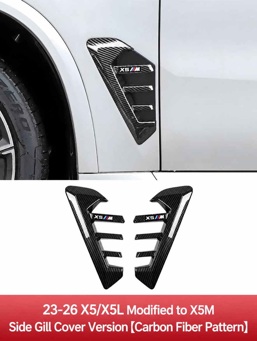 BMW X5/X6/X3 M-Style Fender Side Gill Trim