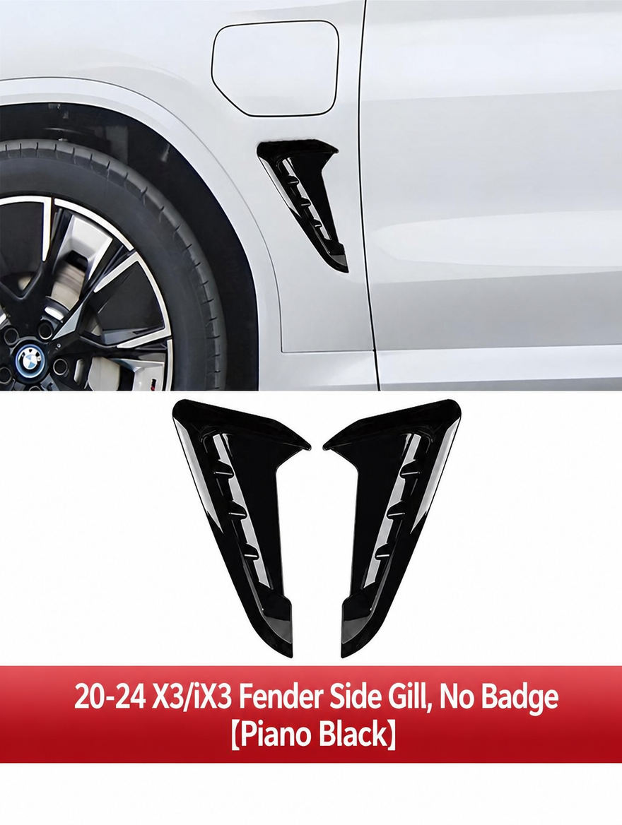 BMW X5/X6/X3 M-Style Fender Side Gill Trim