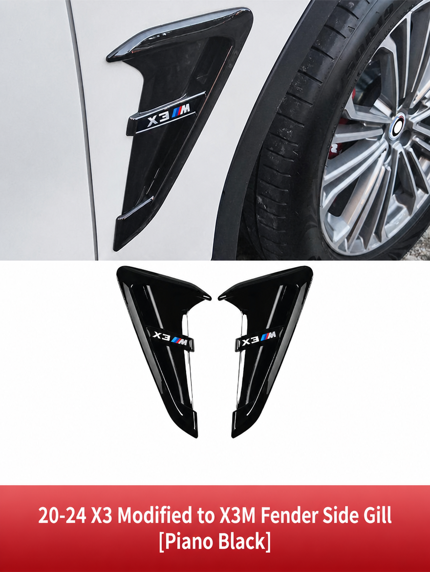 BMW X5/X6/X3 M-Style Fender Side Gill Trim