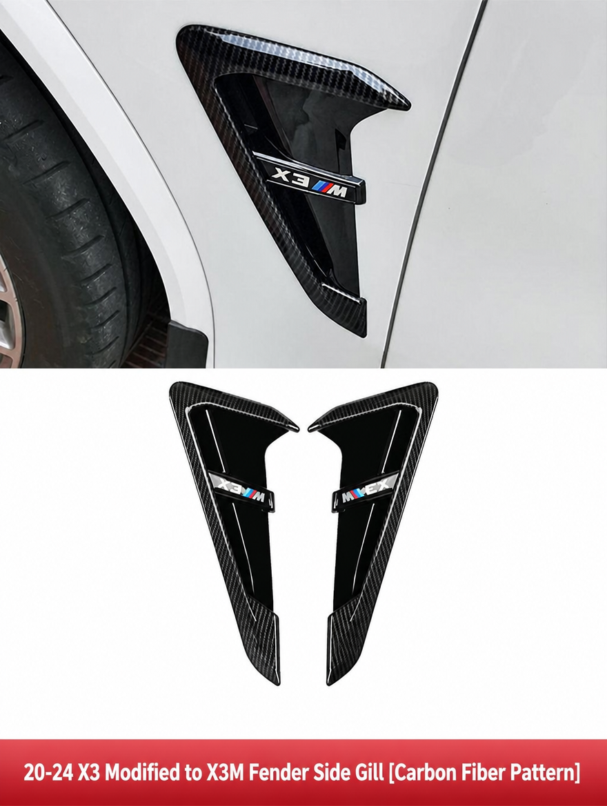 BMW X5/X6/X3 M-Style Fender Side Gill Trim