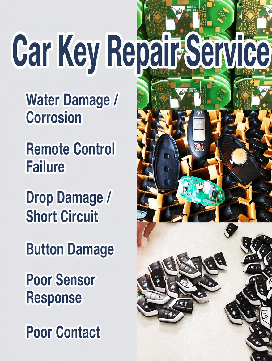 BMW Smart Key Blade Replacement & LCD Upgrade Service