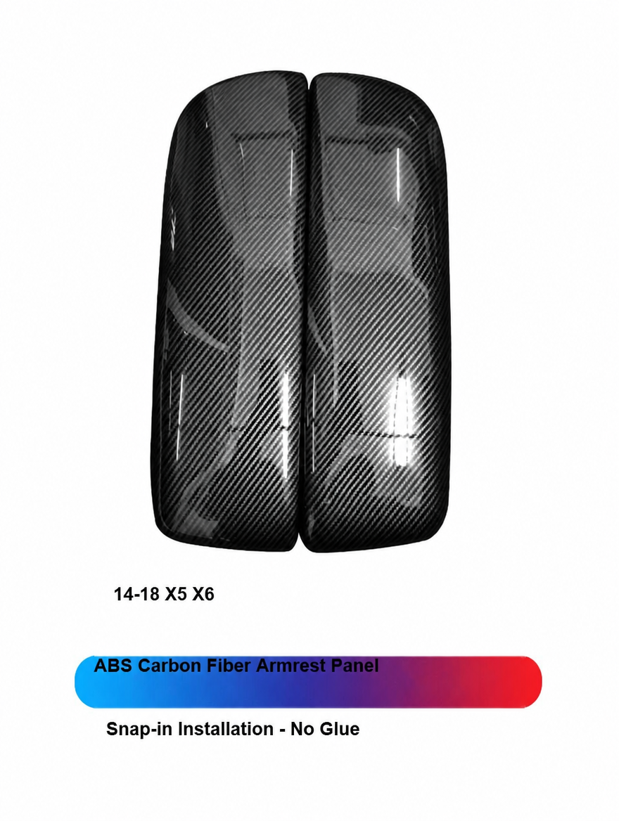 BMW 3/5/7 Series iX3 X4 X5 X6 GT Carbon Fiber Armrest Box Cover