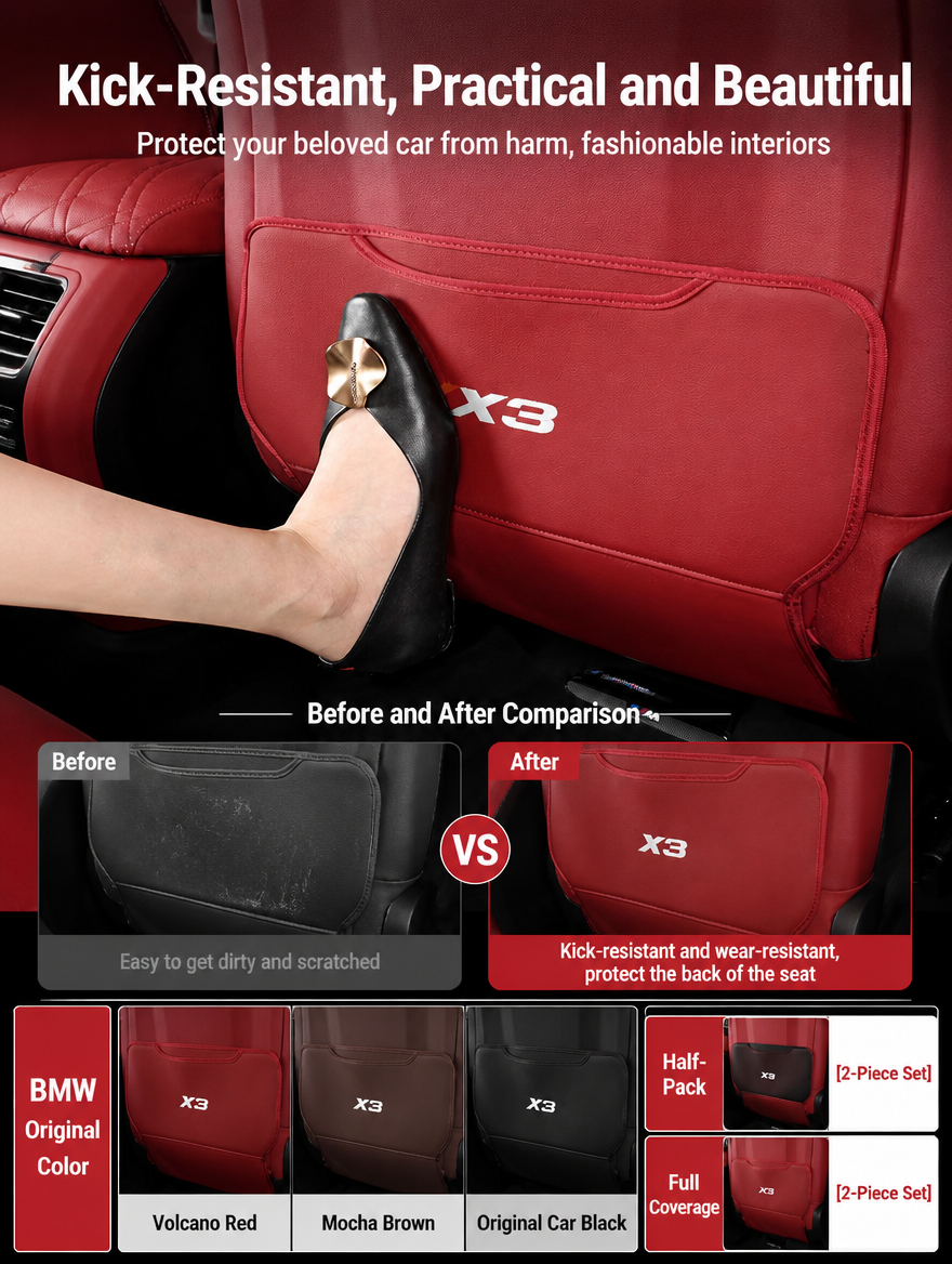BMW Rear Seat Anti-Kick Protector Pads