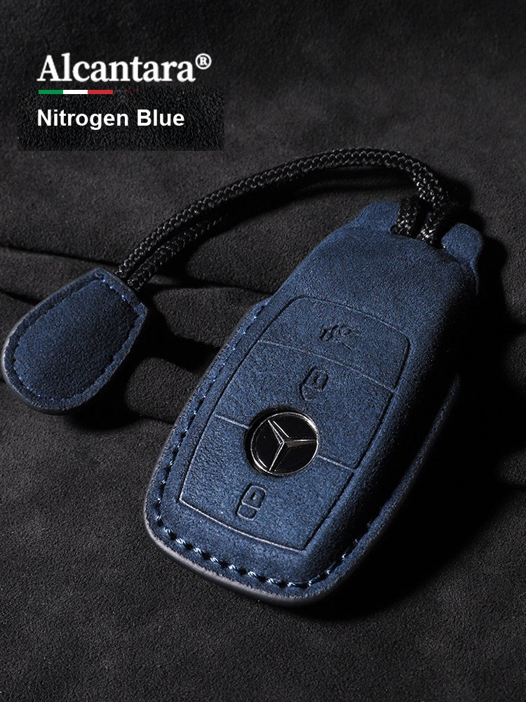 Mercedes-Benz nøgleetui i ruskind – Heldækkende cover