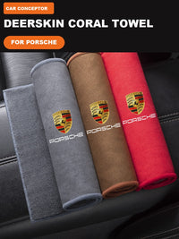 Porsche Deerskin Coral Fleece Towel