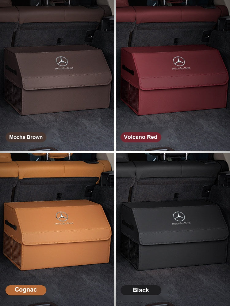 Mercedes-Benz Trunk Storage Box Set – Leather Organizer