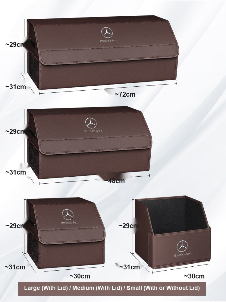 Mercedes-Benz Trunk Storage Box Set – Leather Organizer