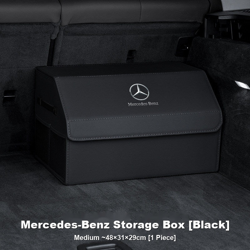 Mercedes-Benz Trunk Storage Box Set – Leather Organizer