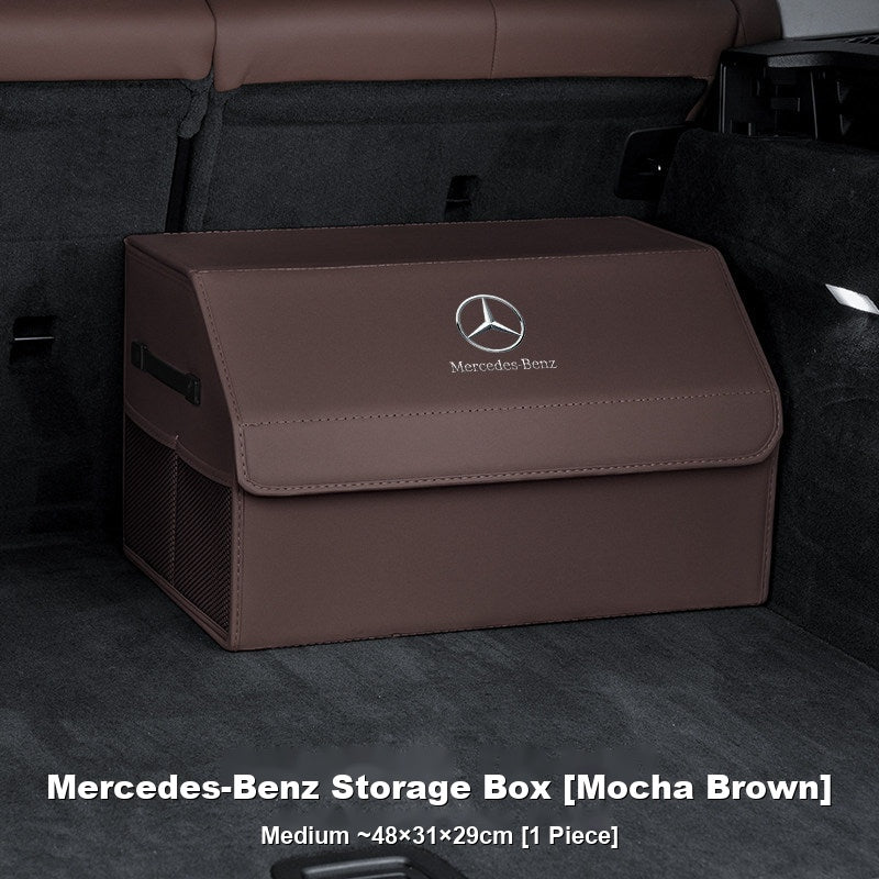 Mercedes-Benz Trunk Storage Box Set – Leather Organizer