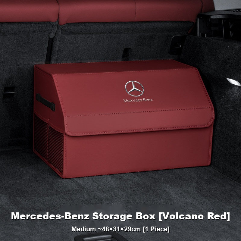 Mercedes-Benz Trunk Storage Box Set – Leather Organizer
